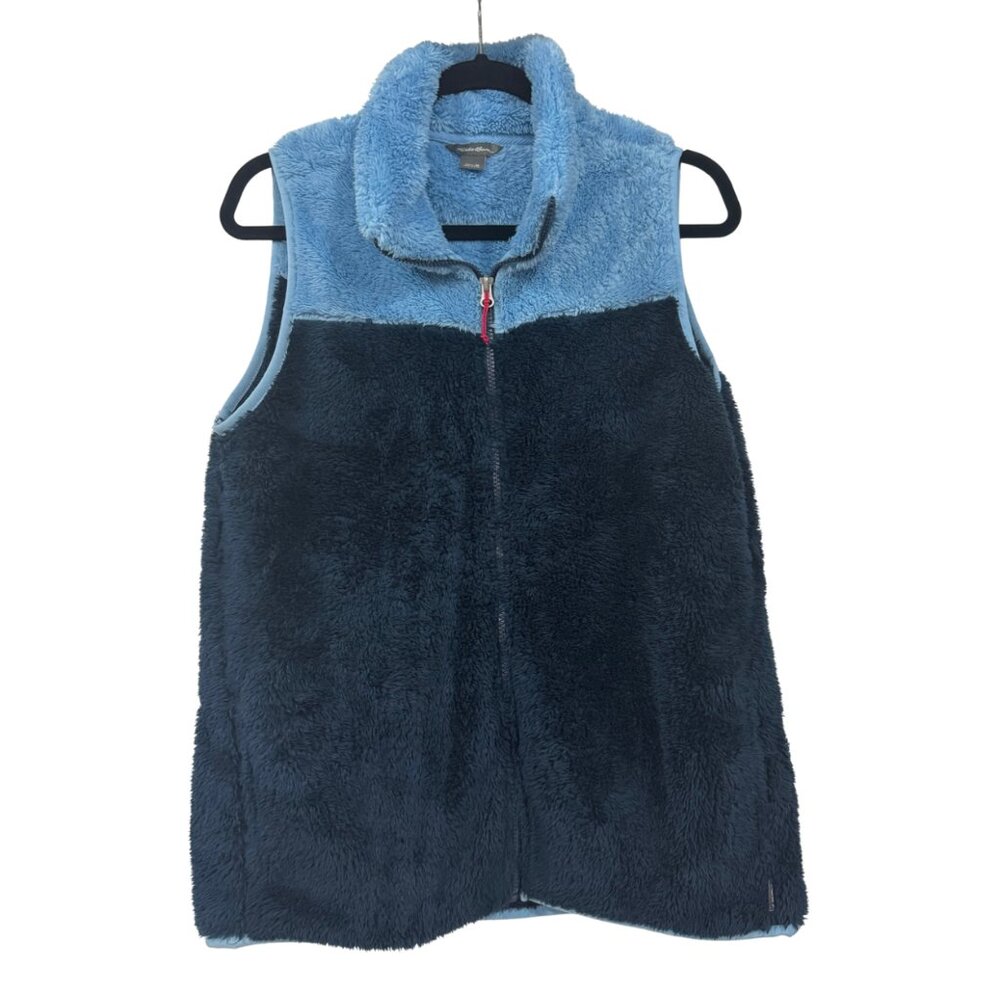 Eddie Bauer Fast Fleece Plush Full-Zip Vest, Size Medium